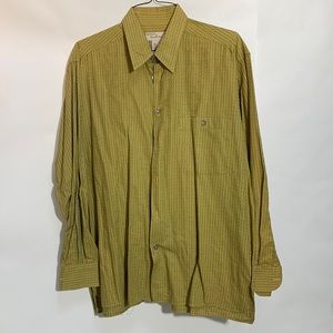 Zegna - acid yellow, light flannel w/ front buttoned pocket,